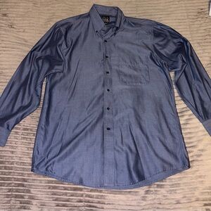 Jos. A. Bank Dark Blue Casual Button Down Shirt